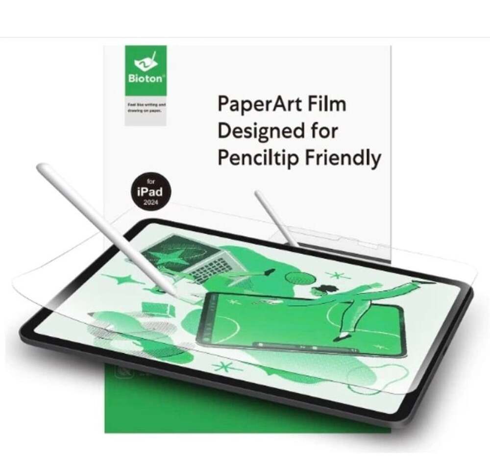Bioton PaperArt Film Paper Nano Film for Nib Friendly for iPad Pro 11 M4 (2024)